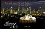 Mister A's  Restaurant & Bar. Fine Dining In A Casual Atmosphere. Also offering rooms for  private parties and corporate needs .Ocean & Bay View Dining located in Downtown San Diego.
